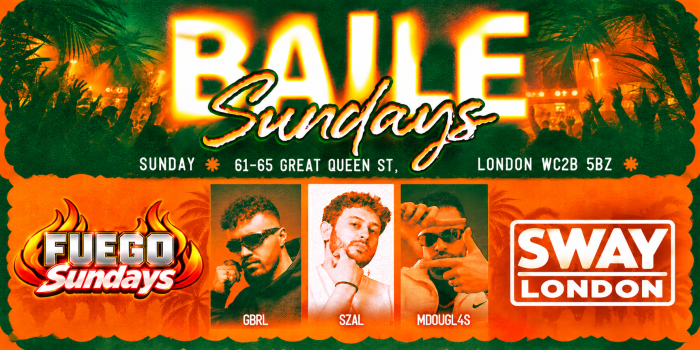 BAILE SUNDAYS – BRAZILIAN FUNK TAKES OVER SWAY LONDON!